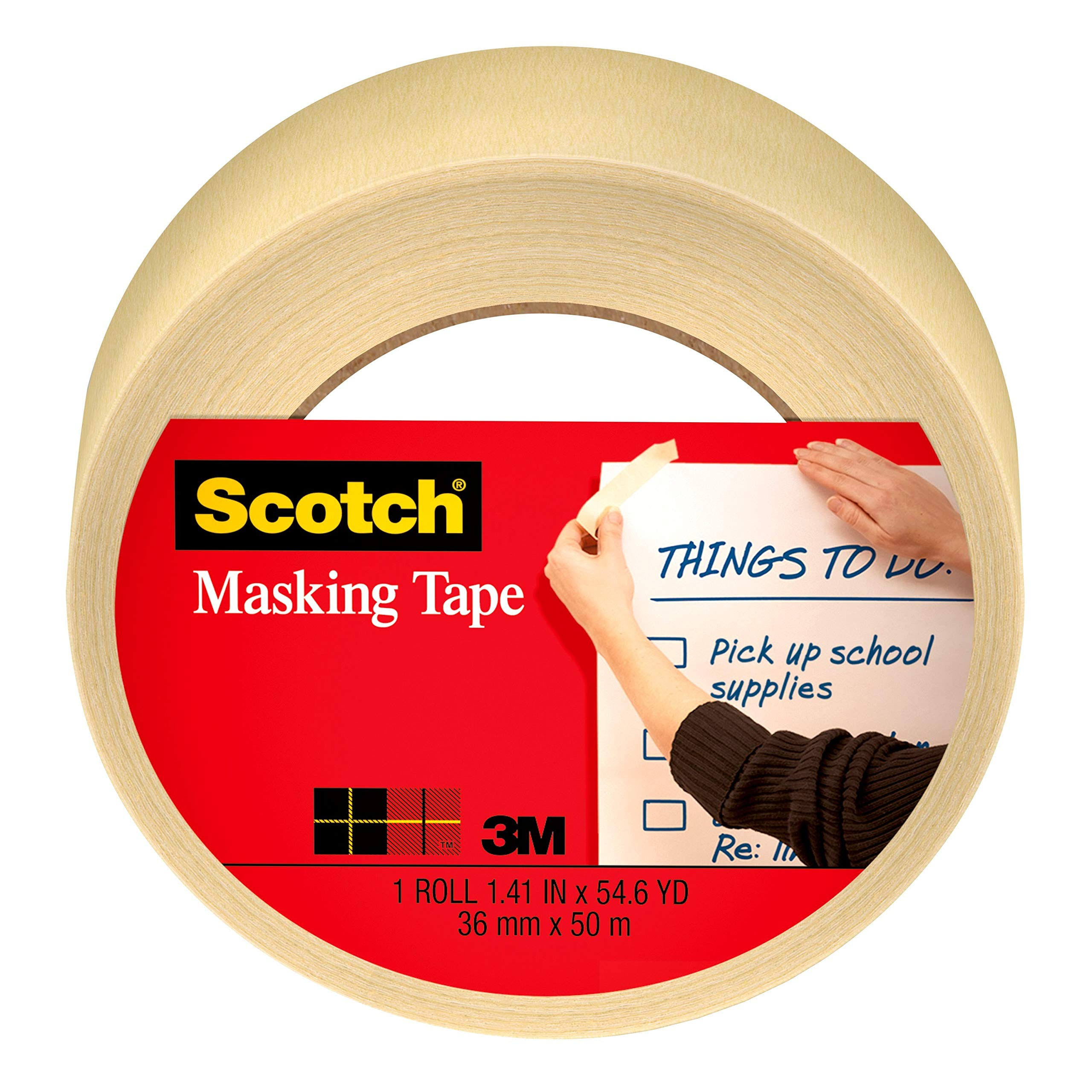 3M Scotch Home and Office Masking Tape, 1.5
