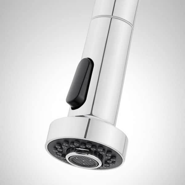 Signature Hardware 951732 Ridgeway 1.75 GPM Single Handle Pull-Down Kitchen Faucet Chrome Faucet Kitchen Single Handle 465182