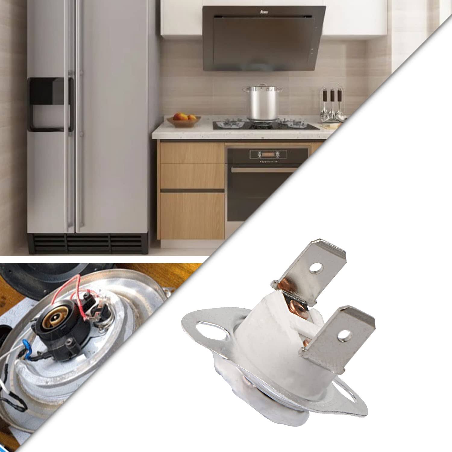 Aopin Thermal Control Switch KSD301 Normally Closed NC 85Degrees 250V High Current 30A Thermostat Temperature Switch 2pcs