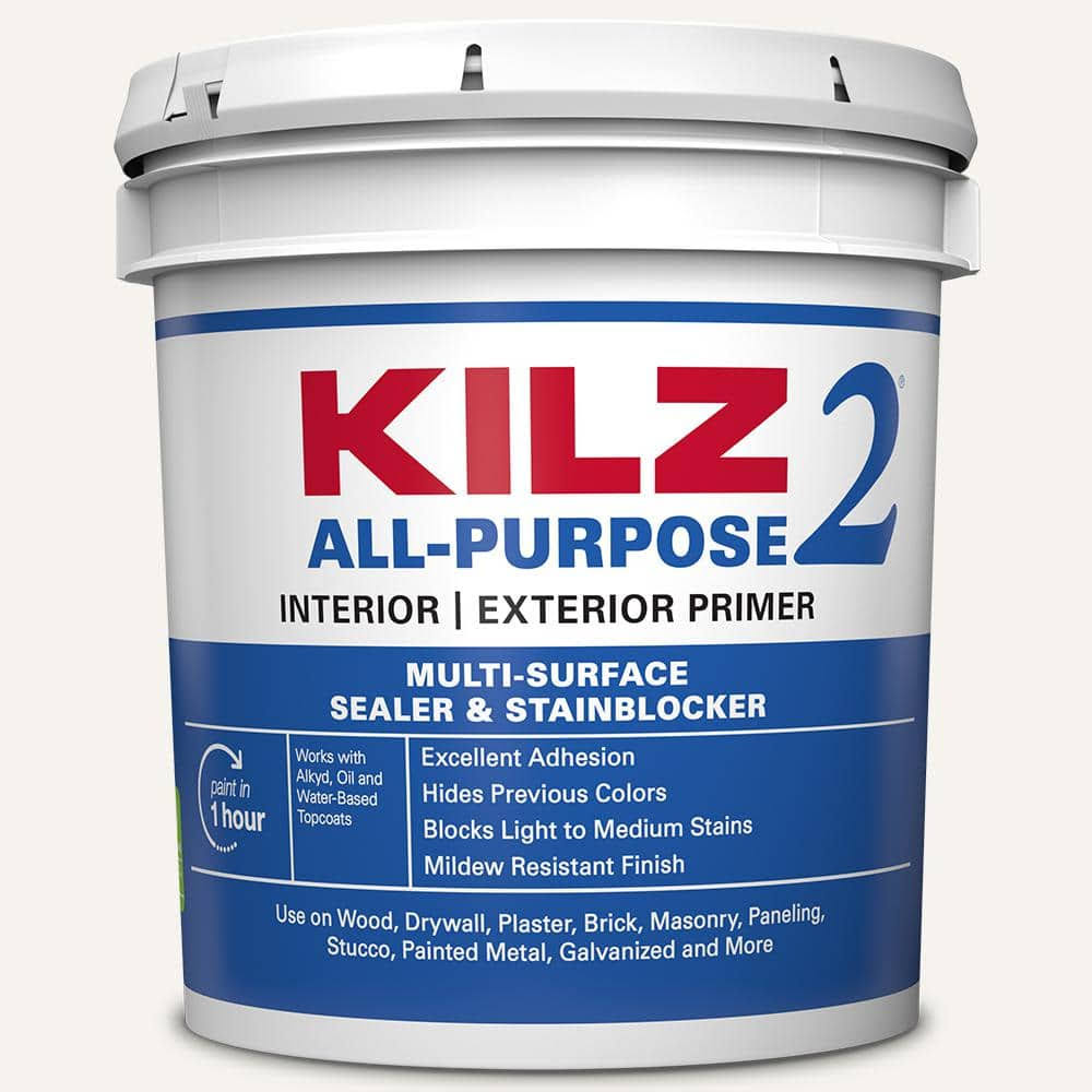 Kilz 2 2-gal White Water-based Latex Multi-surface Interiorexterior Primer Sealer And Stain-blocker
