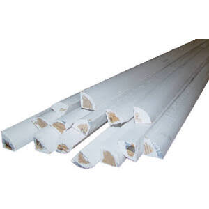 11/16-Inch x 11/16-Inch x 8-Foot Primed Finger Joint Pine Quarter Round Moulding 106-PFJ8