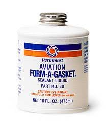 Permatex 80019 Aviation Form-a-gasket Sealant Liquid 4 Oz