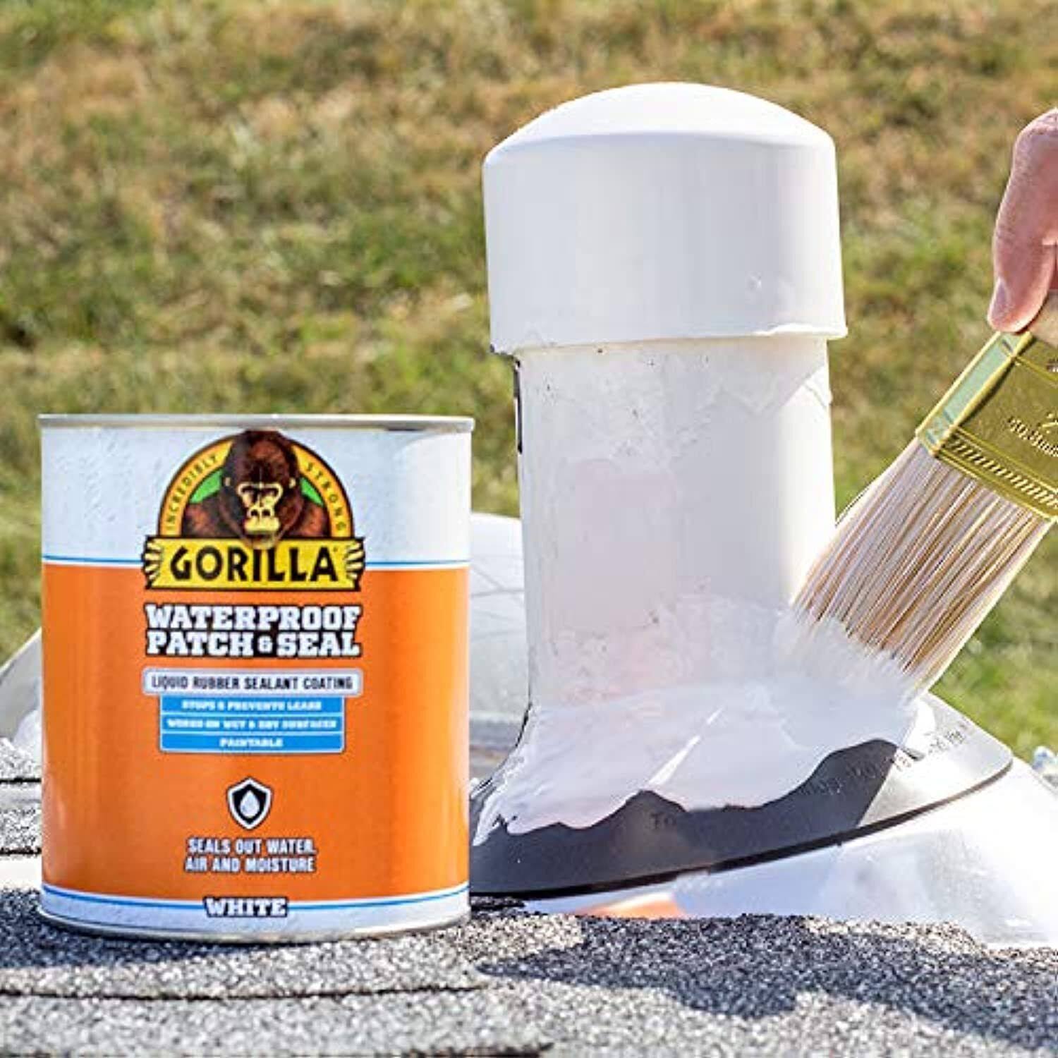 Gorilla 32 oz. White Waterproof Patch & Seal Liquid