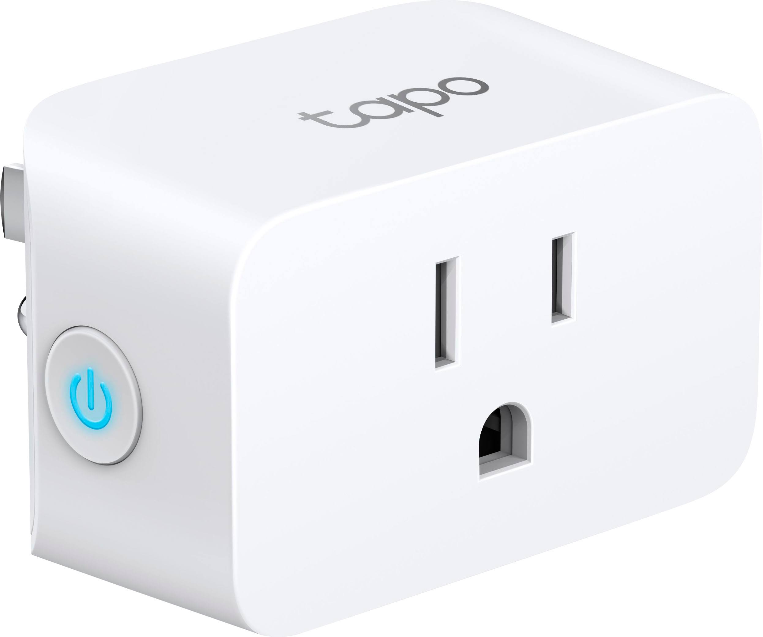 TP-Link Tapo Smart Wi-Fi Plug Mini with Matter- White- 2 Pack