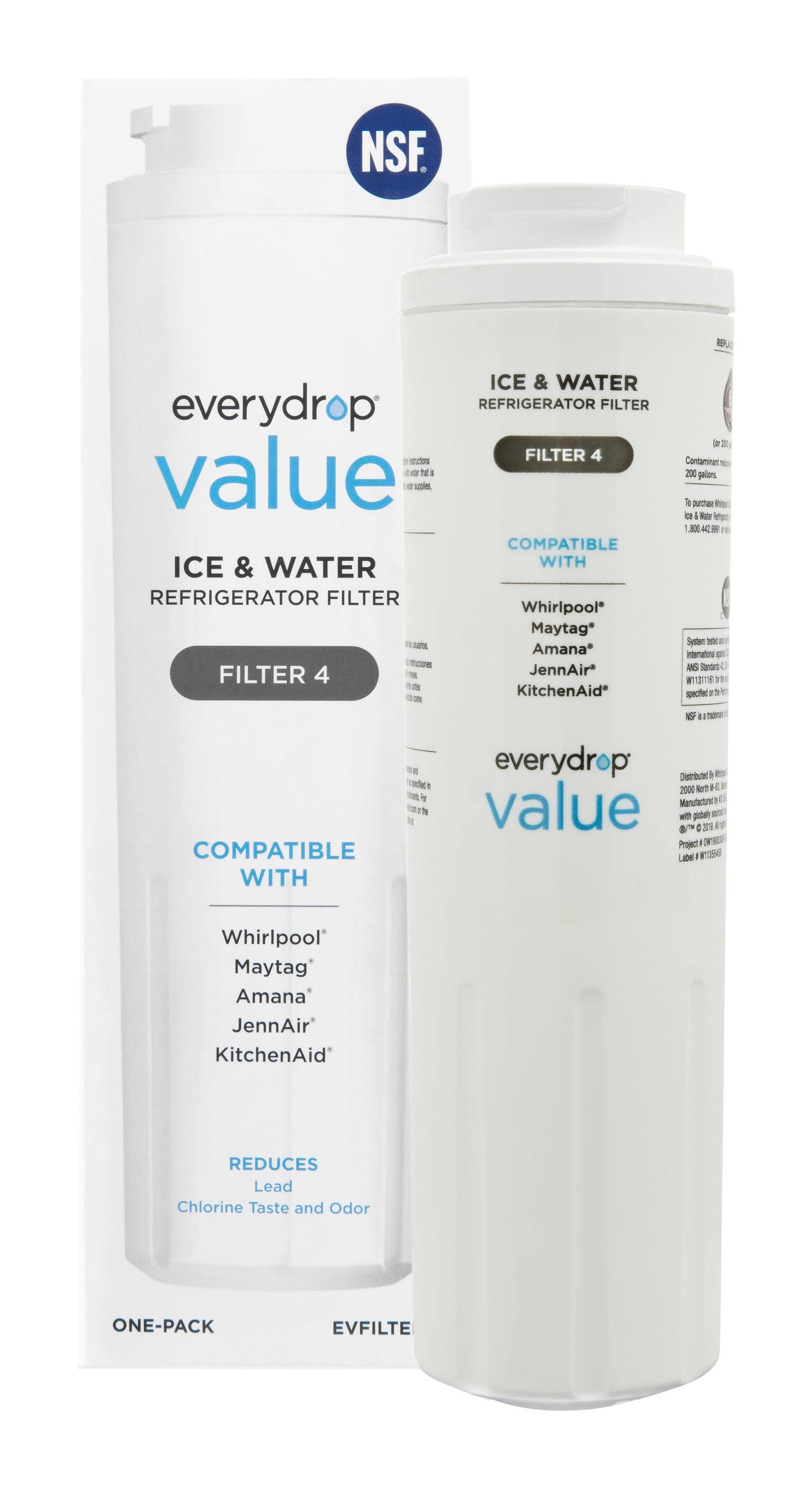 EveryDrop 6-Month Twist Refrigerator Water Filter Value | EVFILTER4