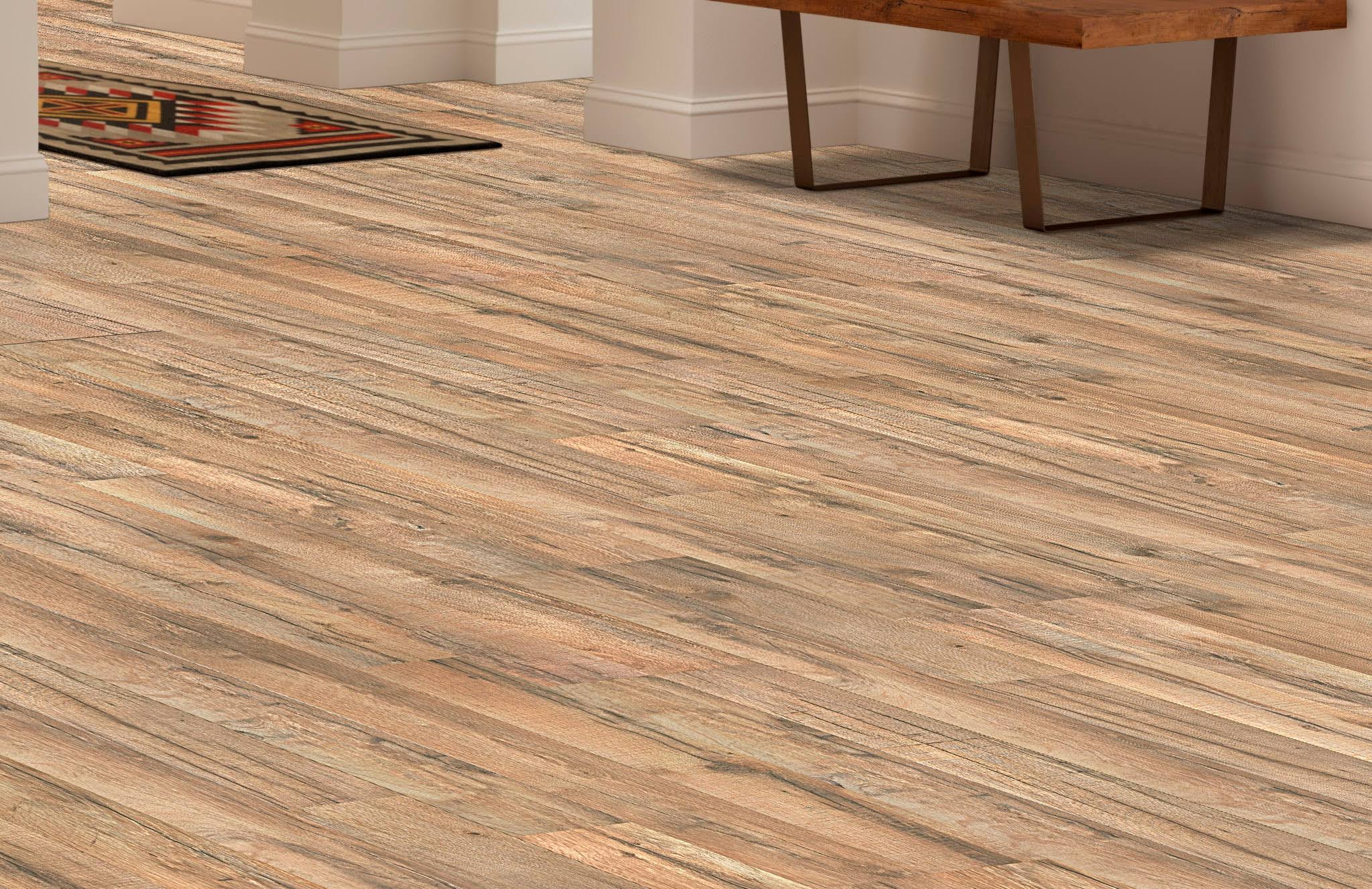 Style Selections Tavern Oak 8-mm T x 7-in W x 50-in L Wood Plank Laminate Flooring in Brown | D3452