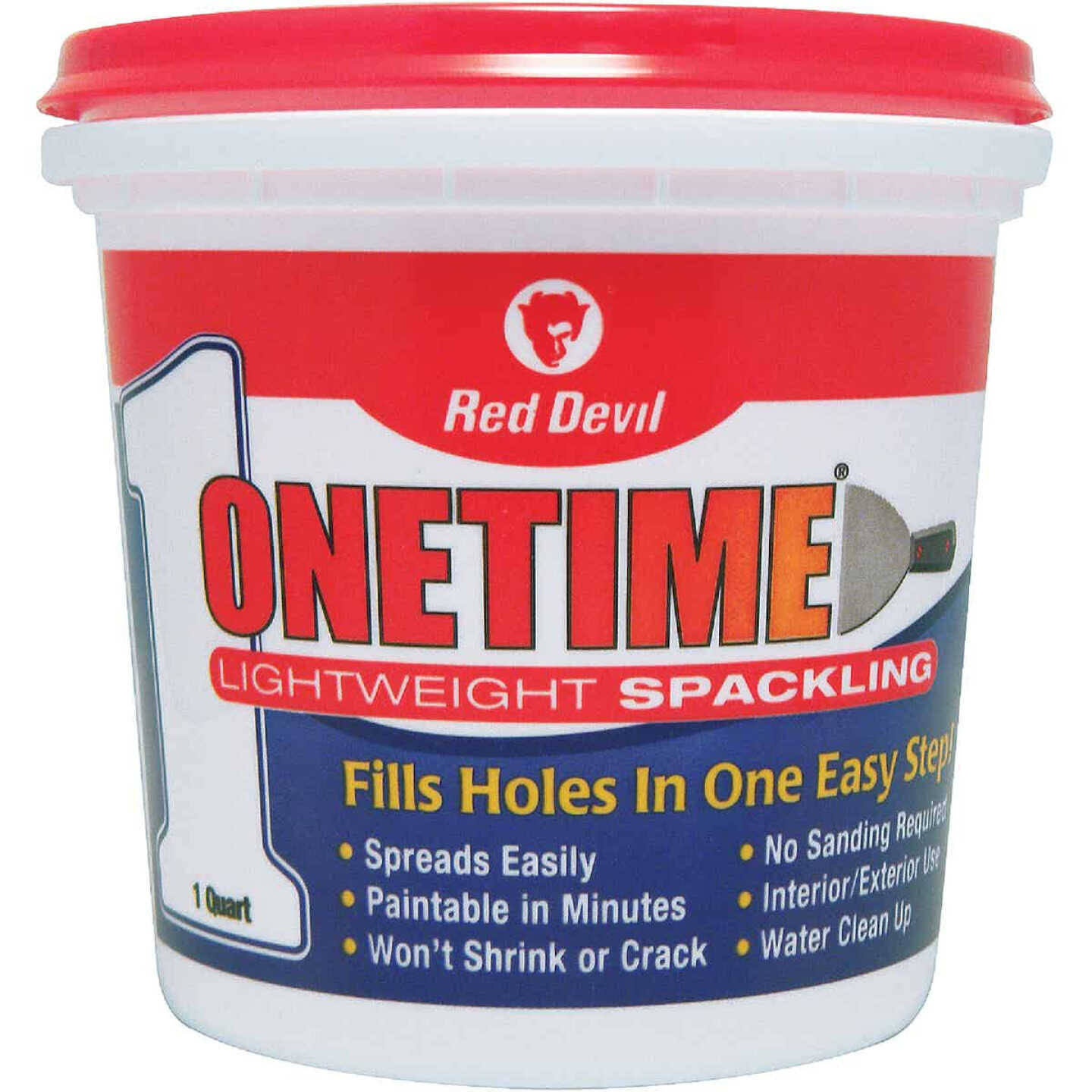 Red Devil 1qt. Onetime Lightweight Spackling