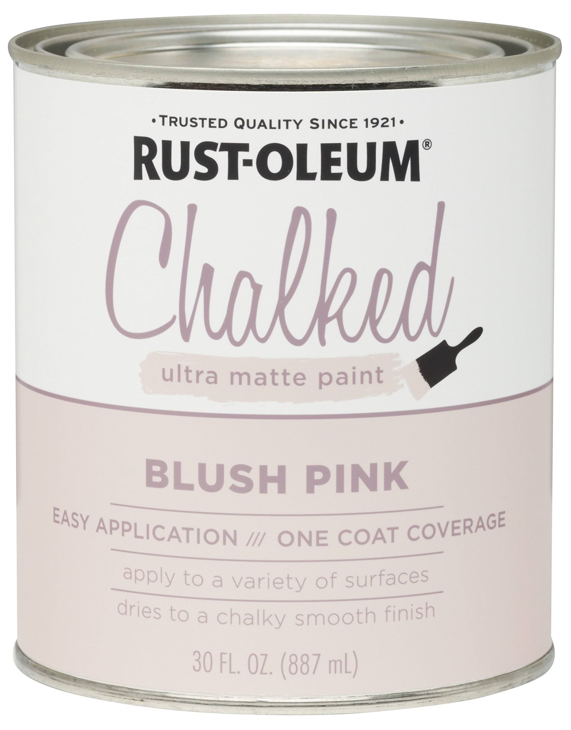Rust-Oleum 285142 Chalked Ultra Matte Paint, 30 oz, Blush Pink