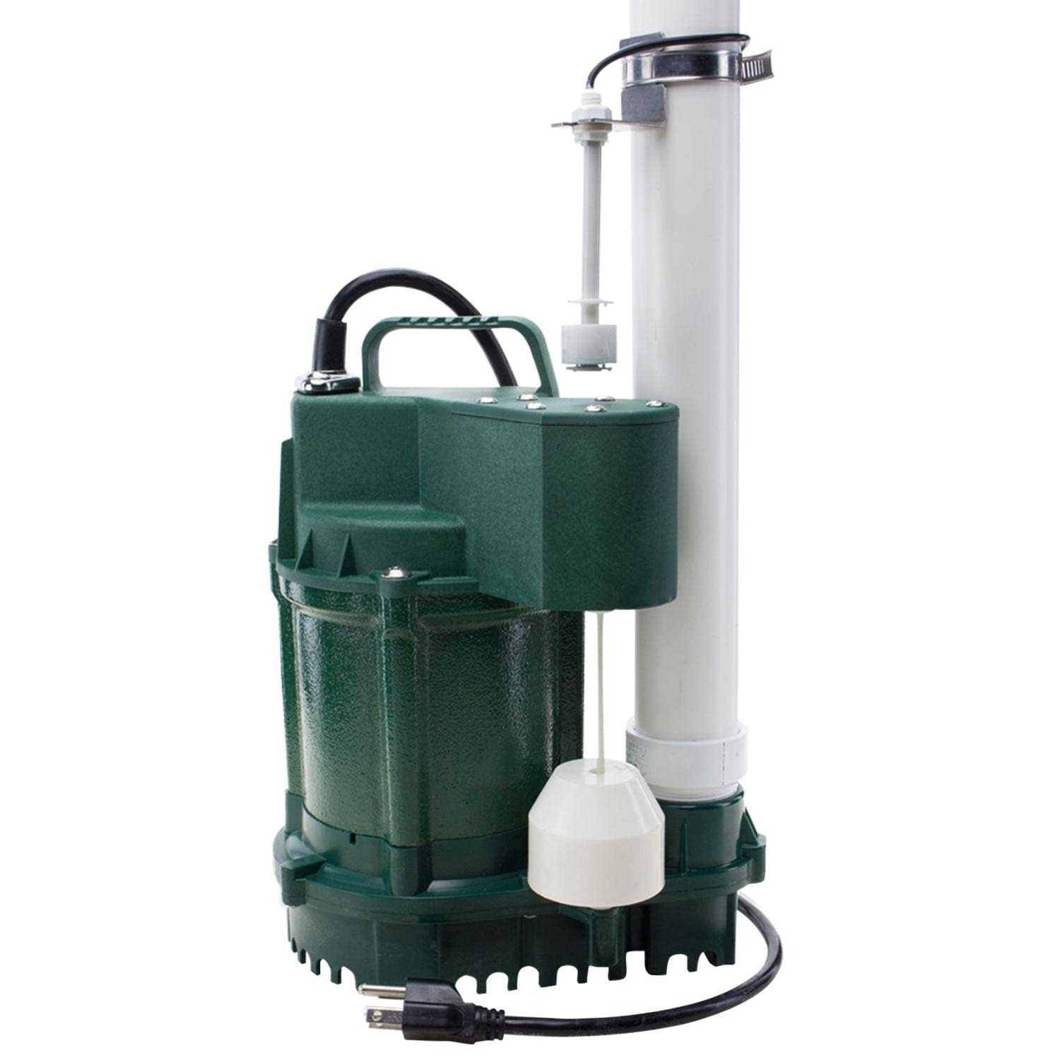 Zoeller- 1099-0001- 3/4 HP 80 GPH Cast Iron Vertical Float Switch AC Submersible Sump Pump