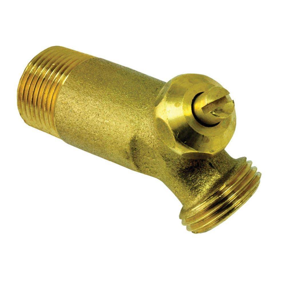 Everbilt Brass Drain Valve for Tank Type Water Heaters