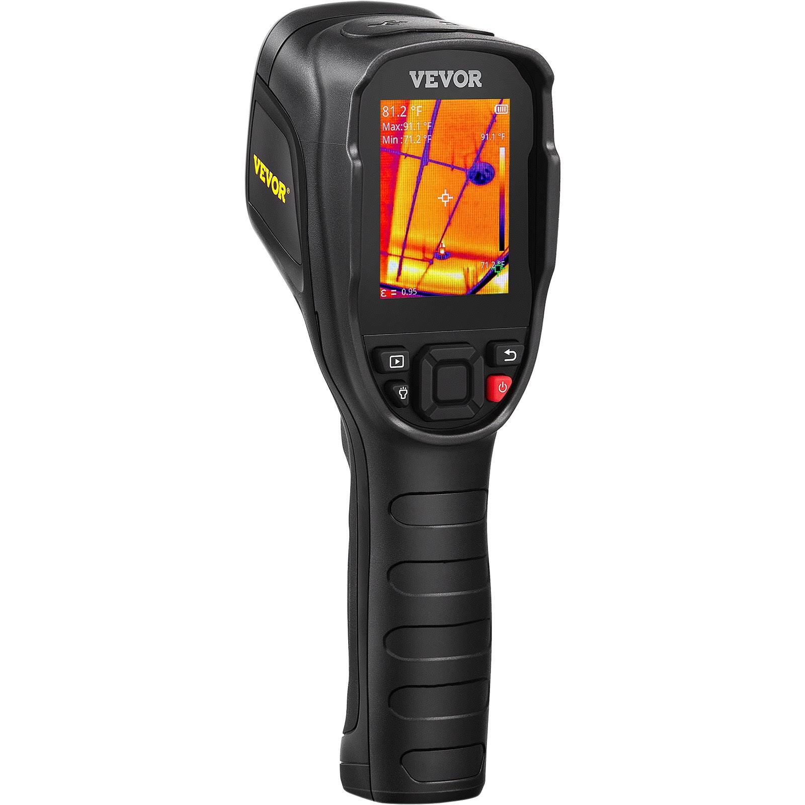 VEVOR Thermal Imaging Camera 240x180 IR Resolution (43200 Pixels) 20Hz Refresh Rate Infrared Camera with-4��F~662��F Temperature Range 16g Built-in SD