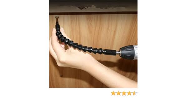 2pcs Flexible Shaft Extension Screwdriver Drill Bit Holder Link for Electronic Drill Hex Screwdriver Soft Shafts,Explore Flexible Extensions for