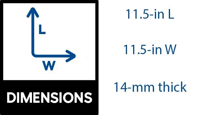 GBI Tile & Stone Inc. Saltillo Red 12-in x 12-in Natural Ceramic Brick Look Floor Tile | SAB12R
