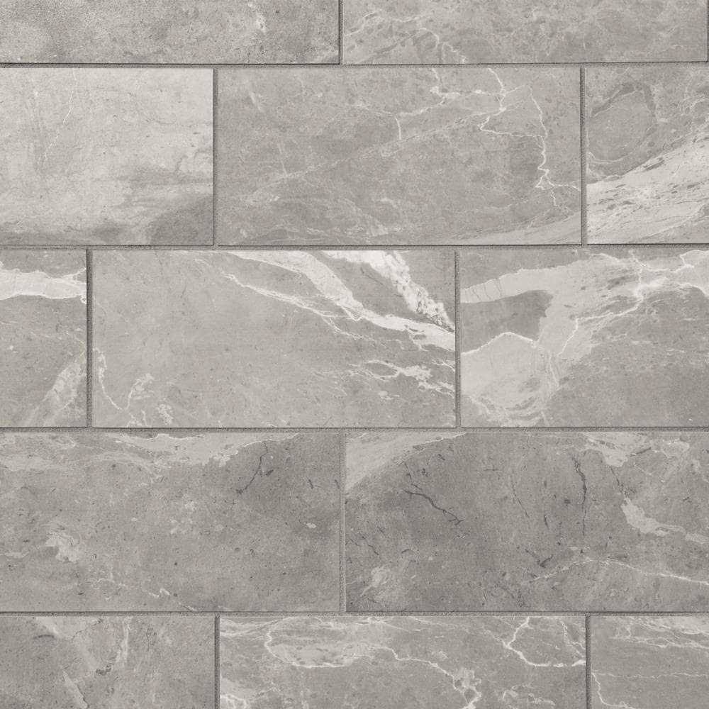 Mohawk Foreverstyle Gray Marble 12-in x 24-in Lappato Porcelain Marble Look Floor Tile | FS021224HC1LK