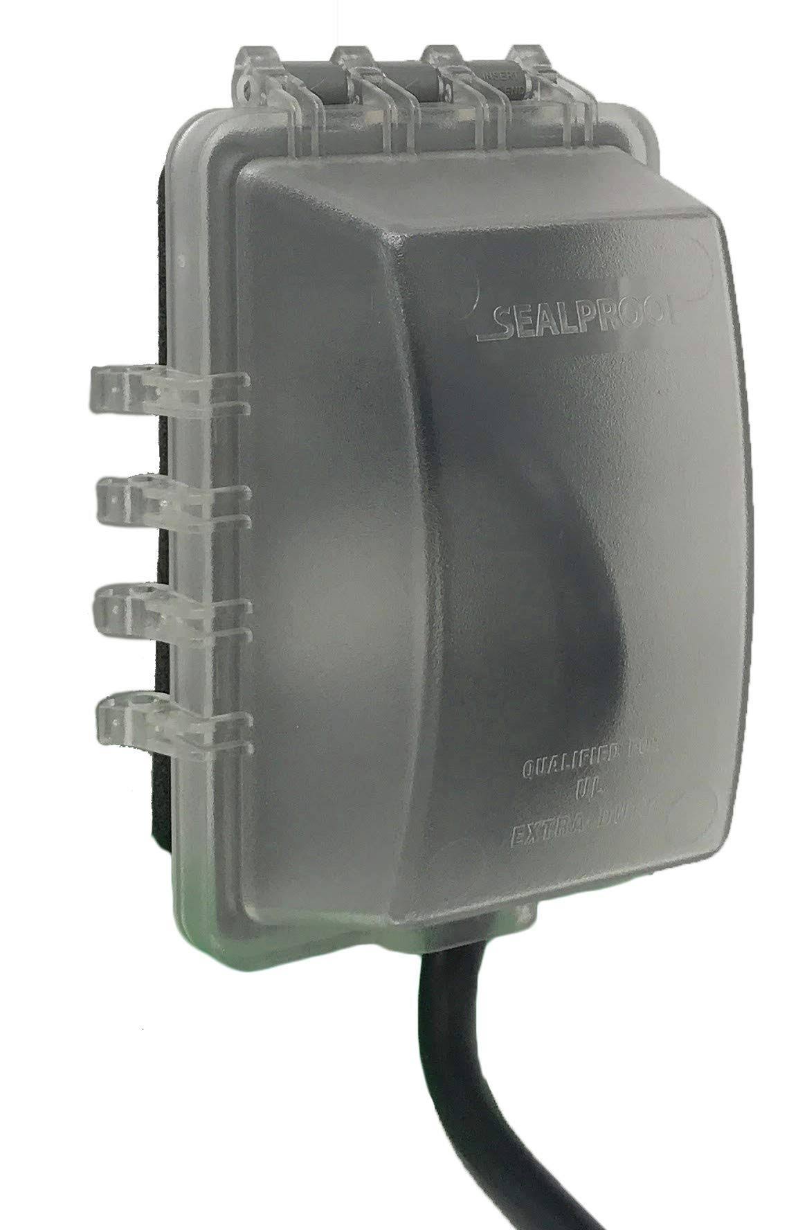 Sealproof 1-Gang Weatherproof in Use Outlet Cover | Horizontal/Vertical Outdoor