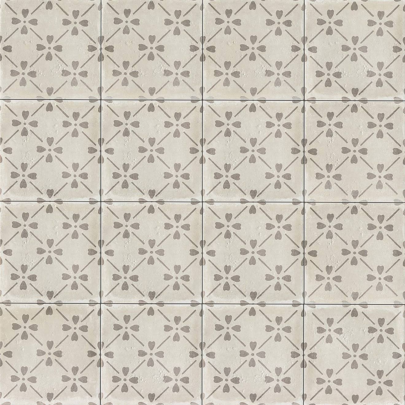Bedrosians Sample- Palazzo Bloom Porcelain Field Tile Color: Vintage Gray