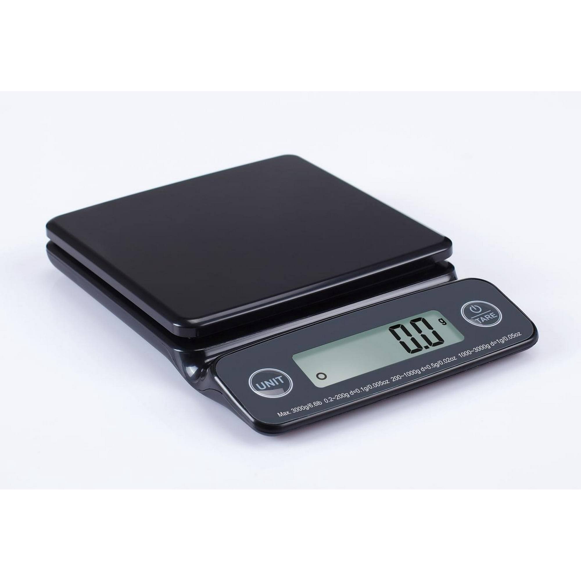 Mainstays 6.6lb High Precision Digital Kitchen Scale-Black EK3840WM