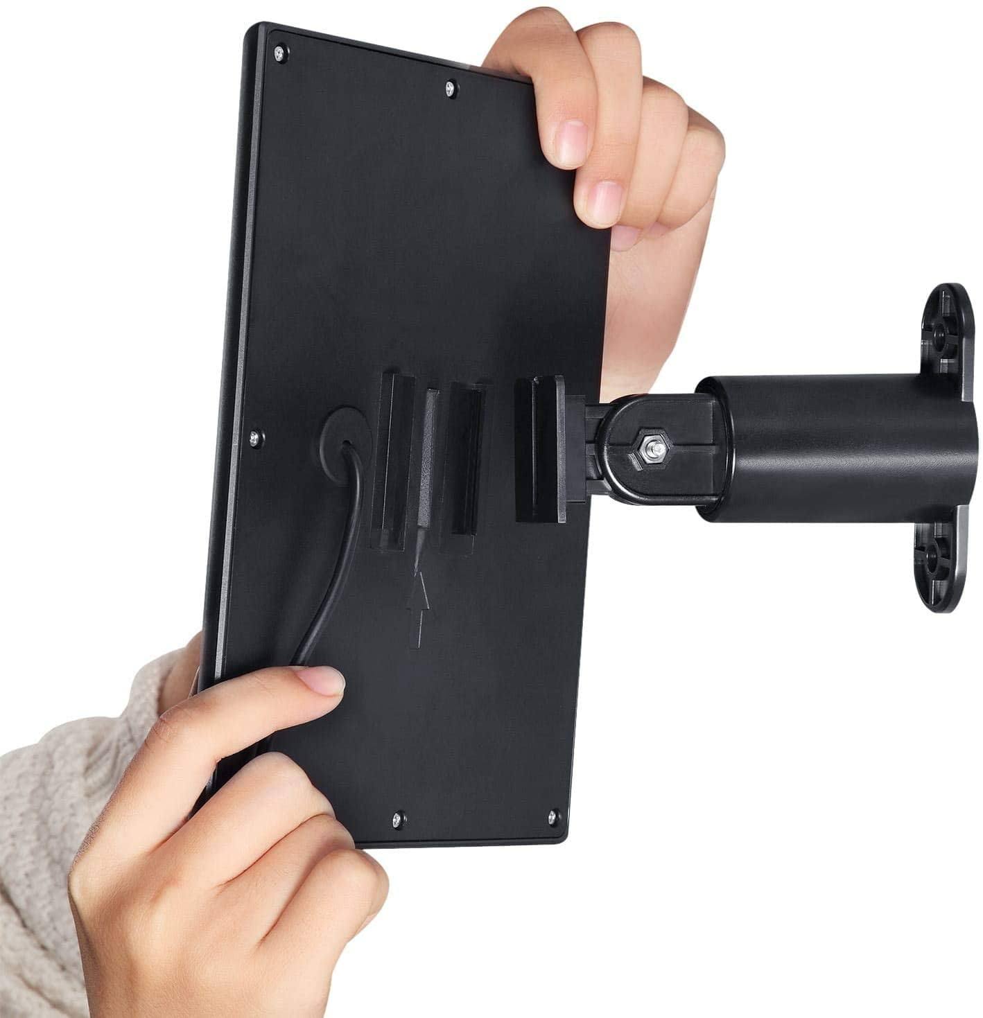 Wasserstein Ring Solar Panel for Spotlight and Stick Up Cam Battery Black