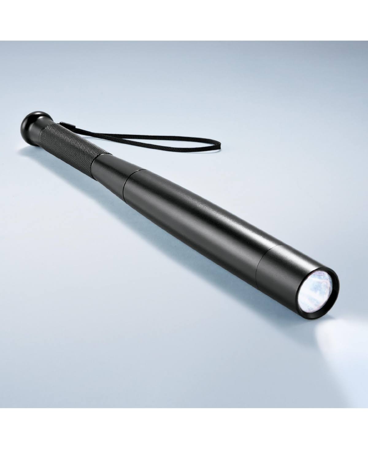 Collections Etc LED Security Stick Bat Flashlight, Black