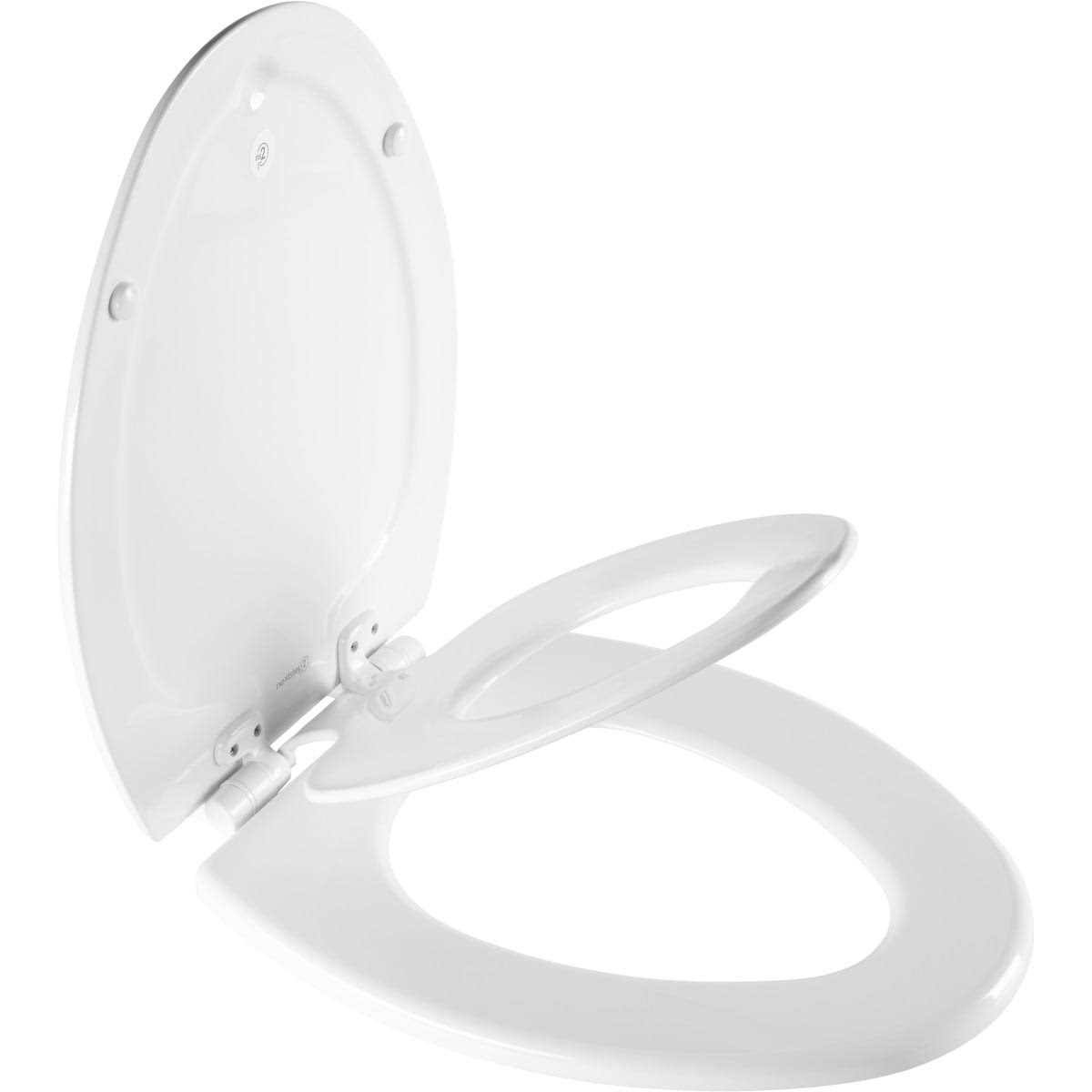 Mayfair by Bemis NextStep2 White Elongated Slow-Close Toilet Seat