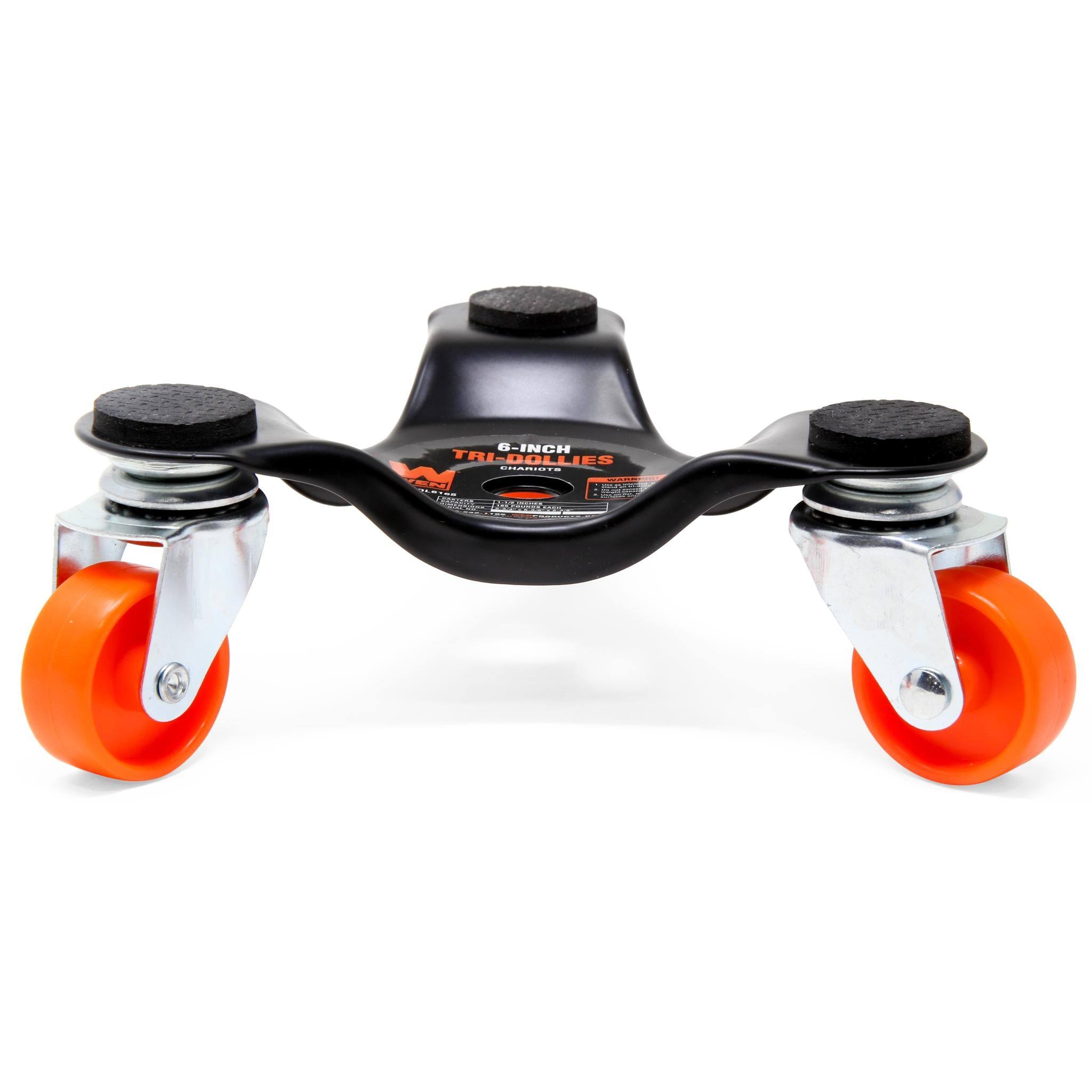 WEN DL6165 6-Inch 165-Pound Capacity Furniture Moving Tri-Dolly Set (4 Pack)