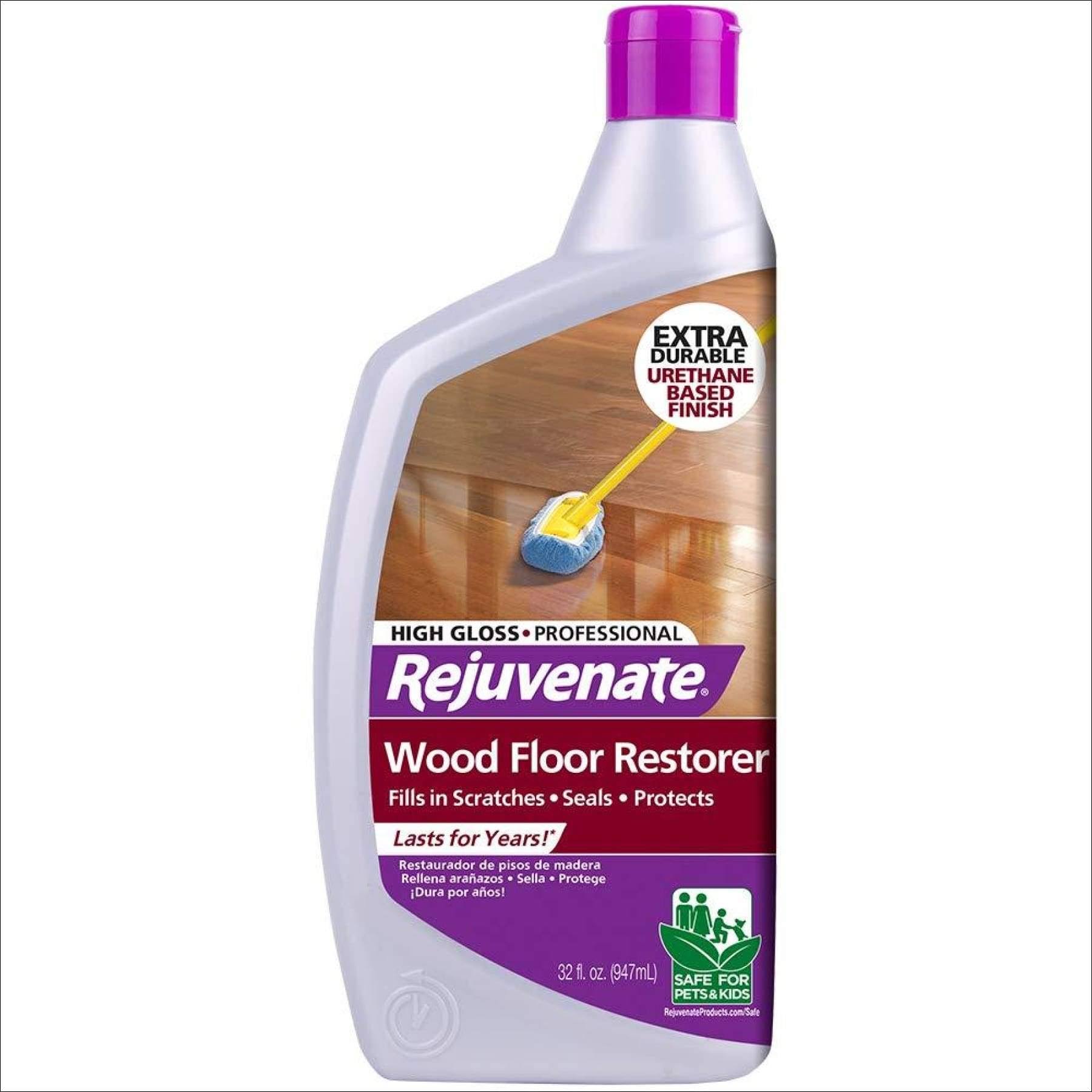 Rejuvenate Professional Wood Floor Restorer with Durable High Gloss Finish Easy