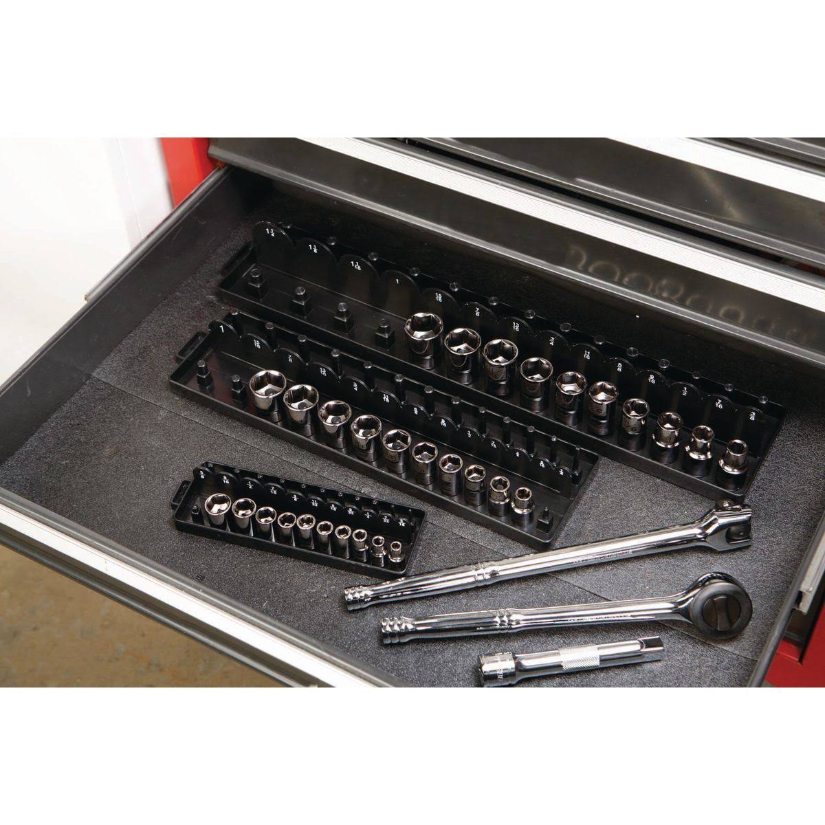 Pittsburgh SAE Socket Tray/Organizer, 3 Piece