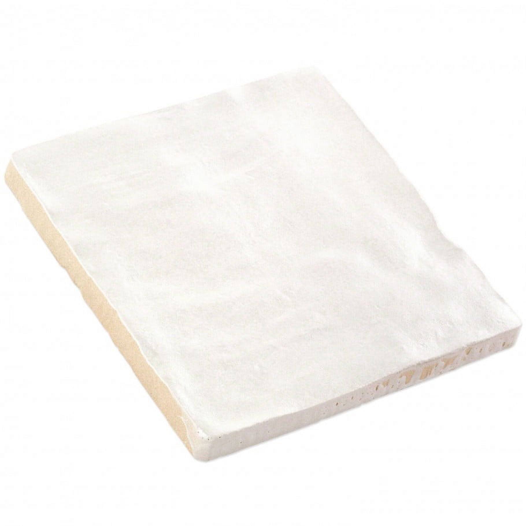 Bond Tile Southampton Gin 4x4 Ceramic Wall Tile Sample, White