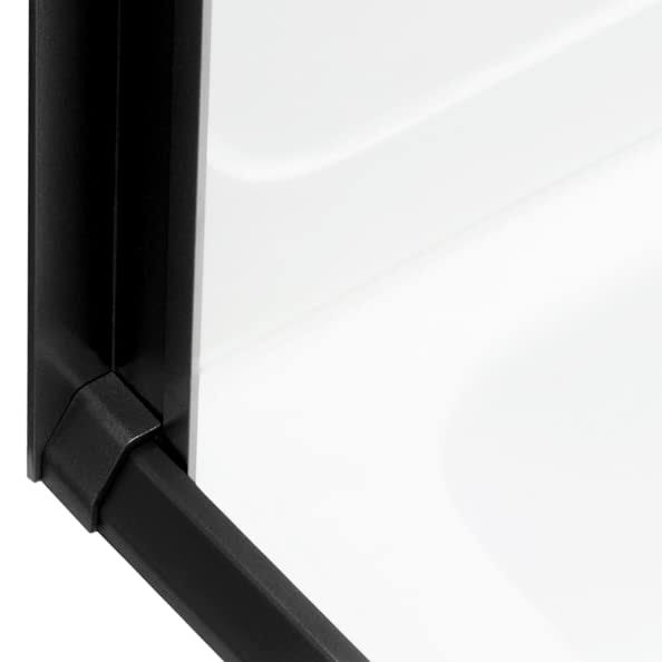 Camper Comfort RV Retractable Rolling Shower Doors | 4 Sizes- 2 Color options | Replacement Shower Door | Woven Mesh Vinyl (36w x 65H, Black)