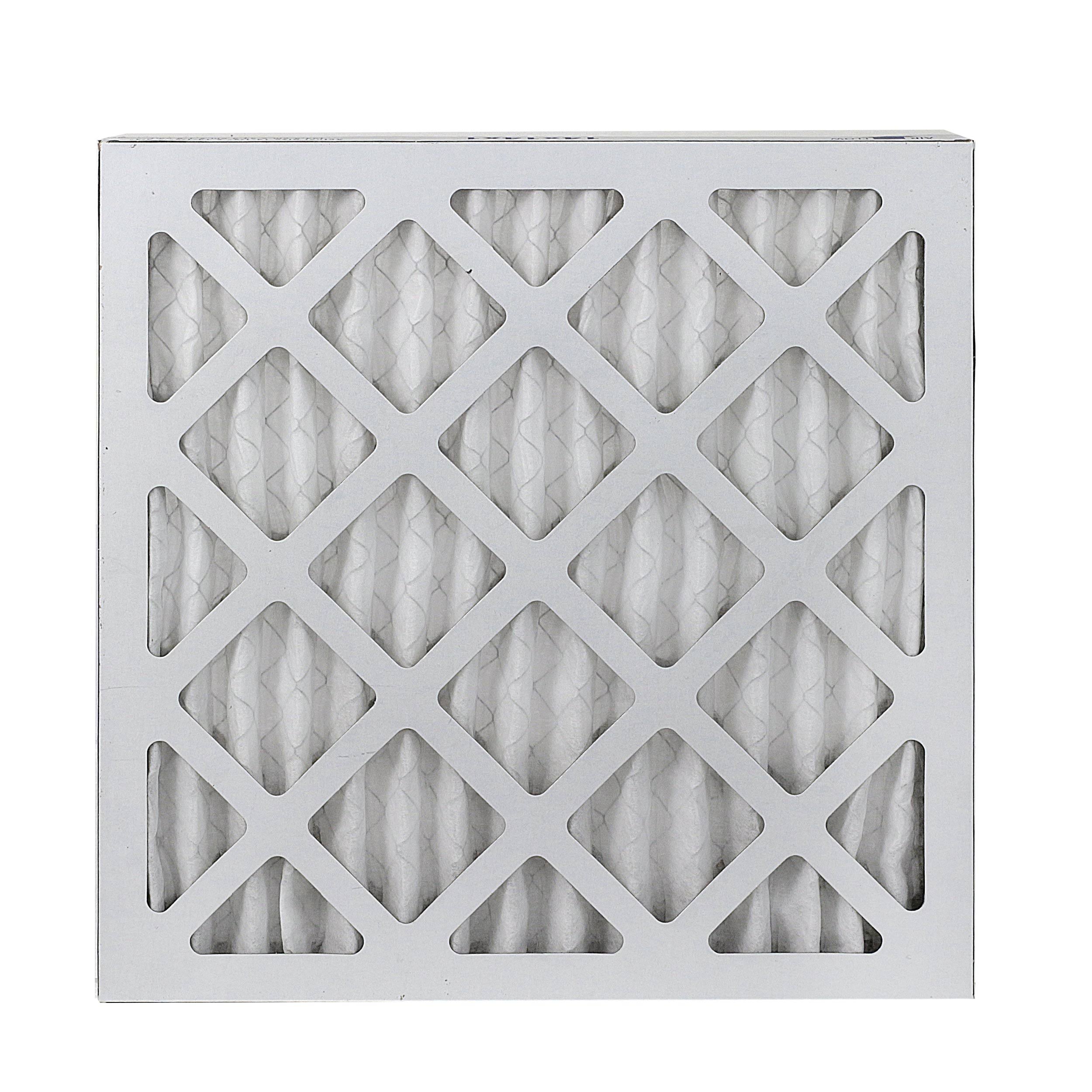 Filterbuy 12x12x1 Air Filter MERV 8, Pleated HVAC AC Furnace Filters (2-Pack, Silver)