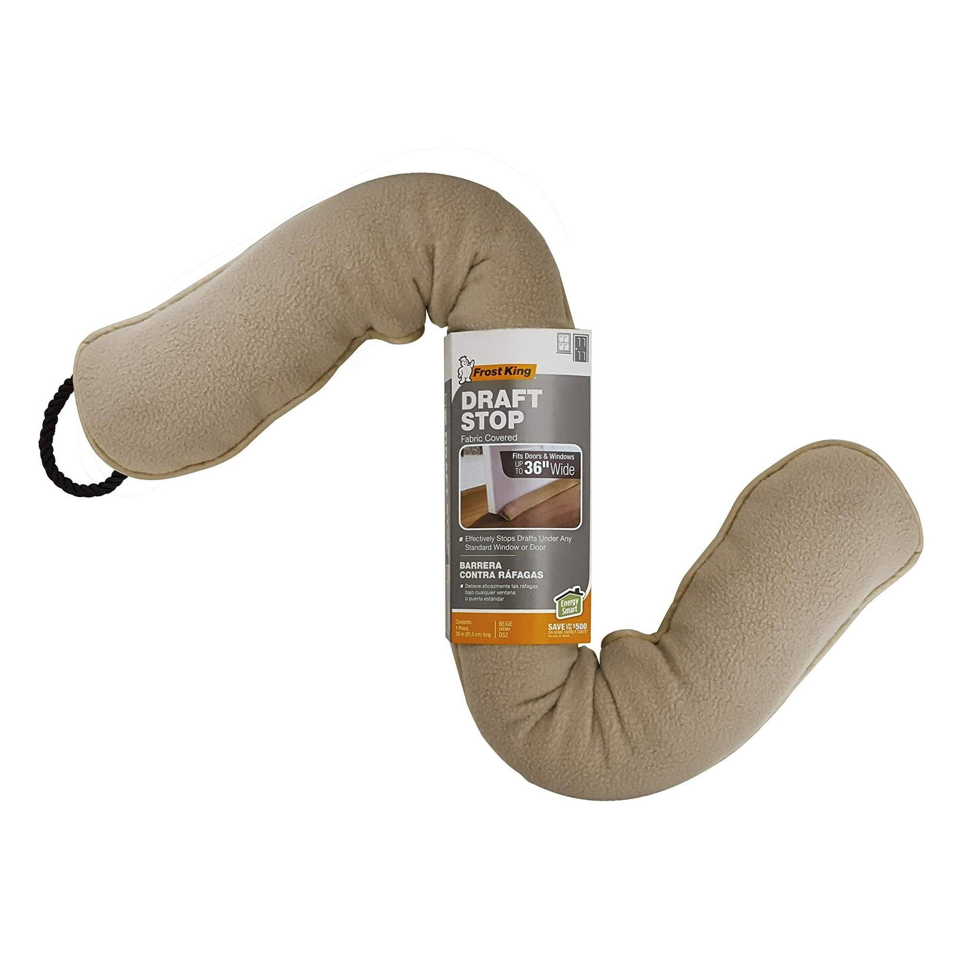 Frost King DS2 Door or Window Draft Stop Cloth Seal, 3-Feet, Beige