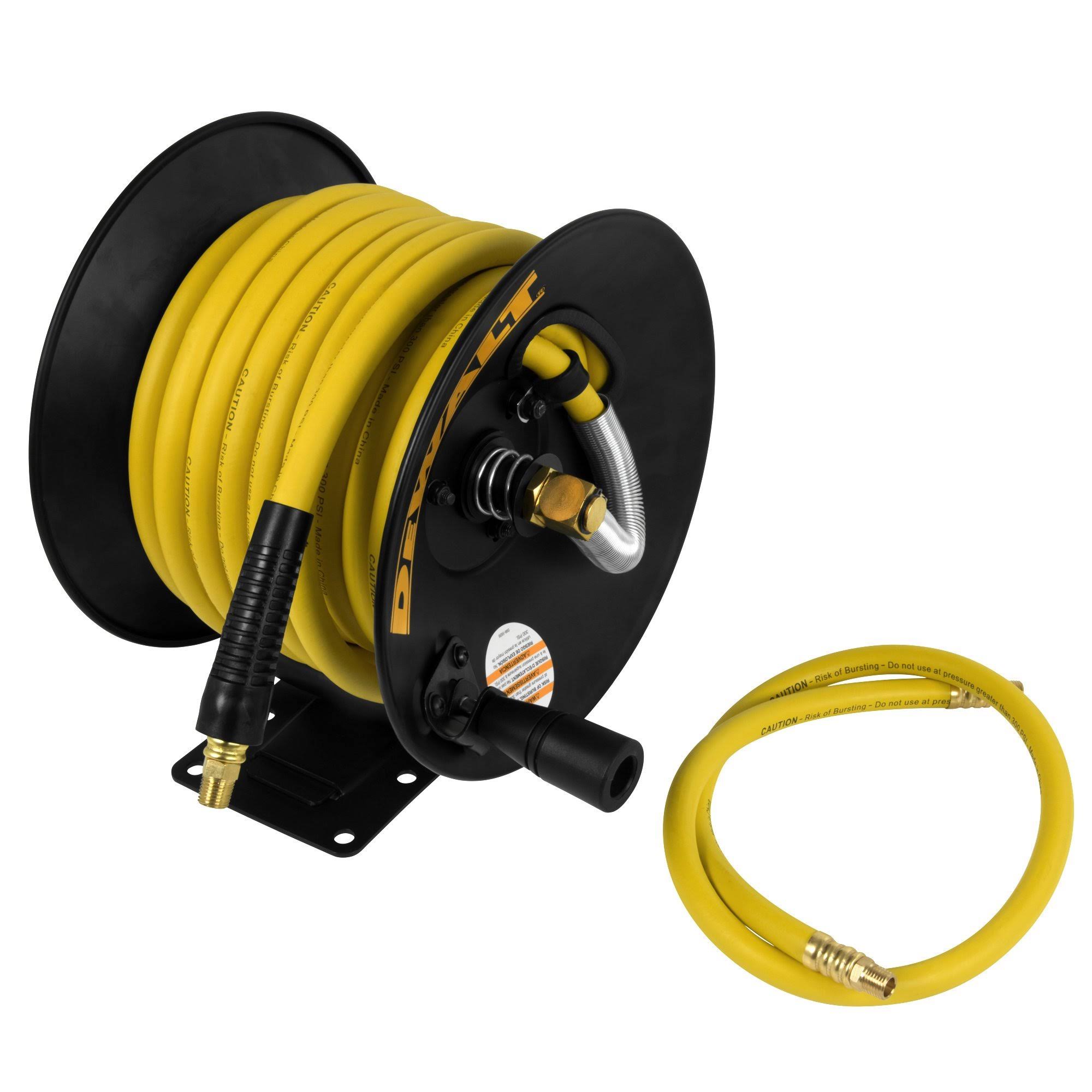 Dewalt-DXCM024-0348 3/8 in. x 50 ft. Manual Rubber Hose Reel