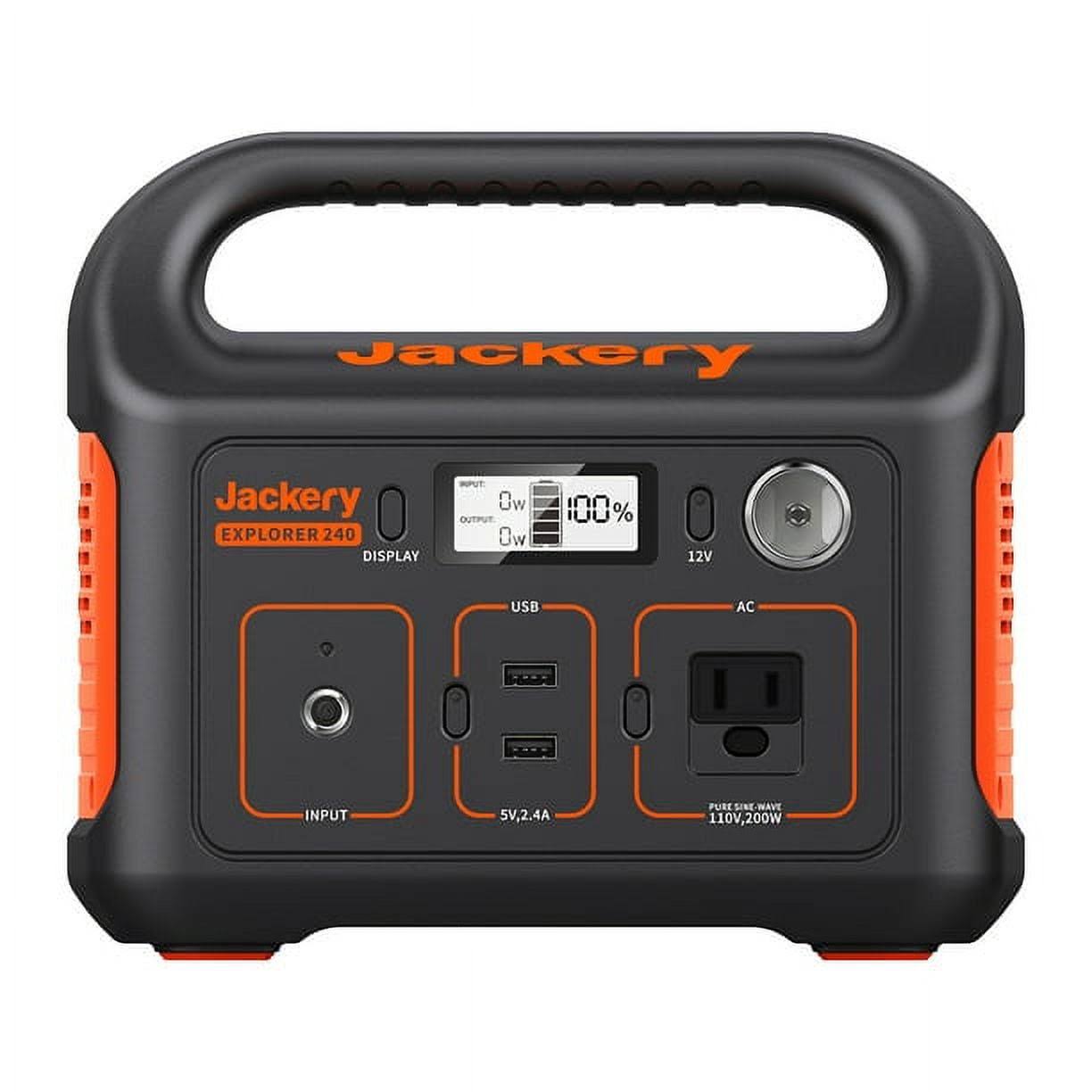 Jackery Explorer 240 Portable Power Station 240Wh Backup Lithium Batte