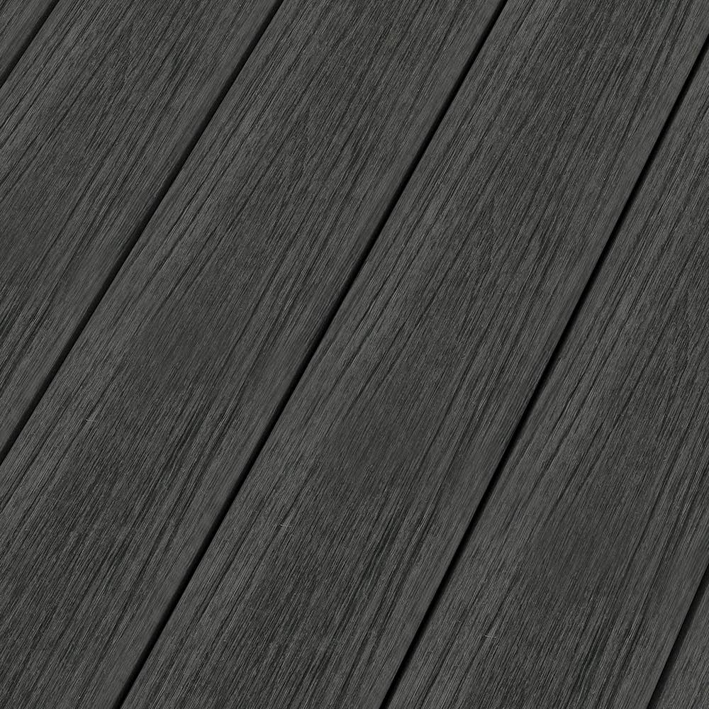 NewTechWood Ultrashield Naturale Cortes 1 in. x 6 in. x 8 ft. Hawaiian Charcoal Solid Composite Decking Board