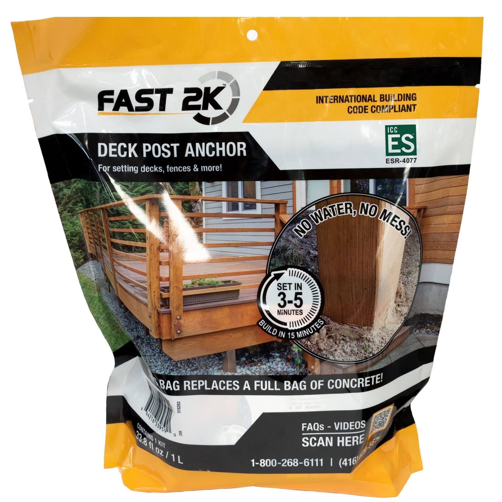 Deck Post Anchor 2.5-lb Fast Setting Concrete Mix