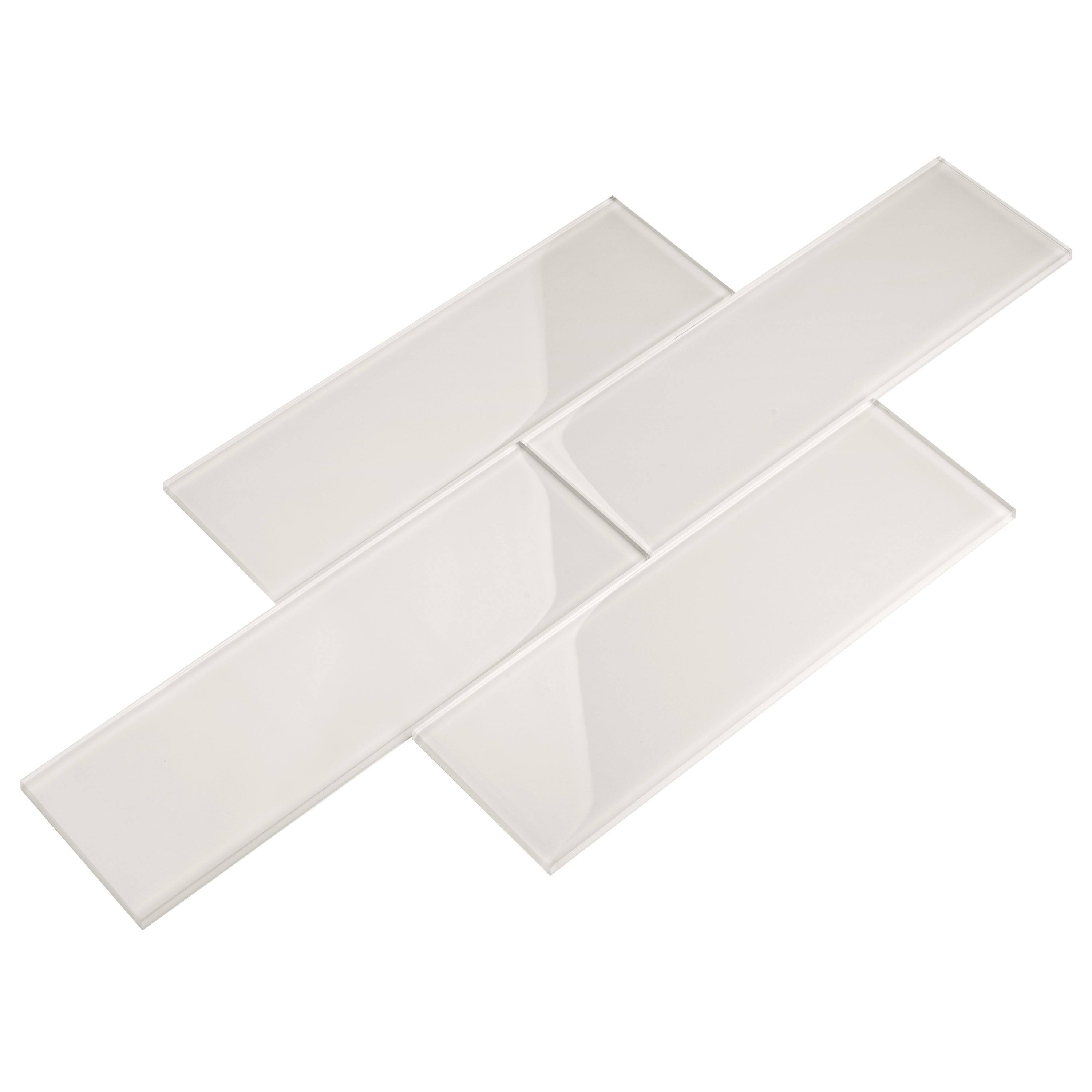 Giorbello Alabaster 4x12 Glass Subway Tile- 5 Sq. ft. Case