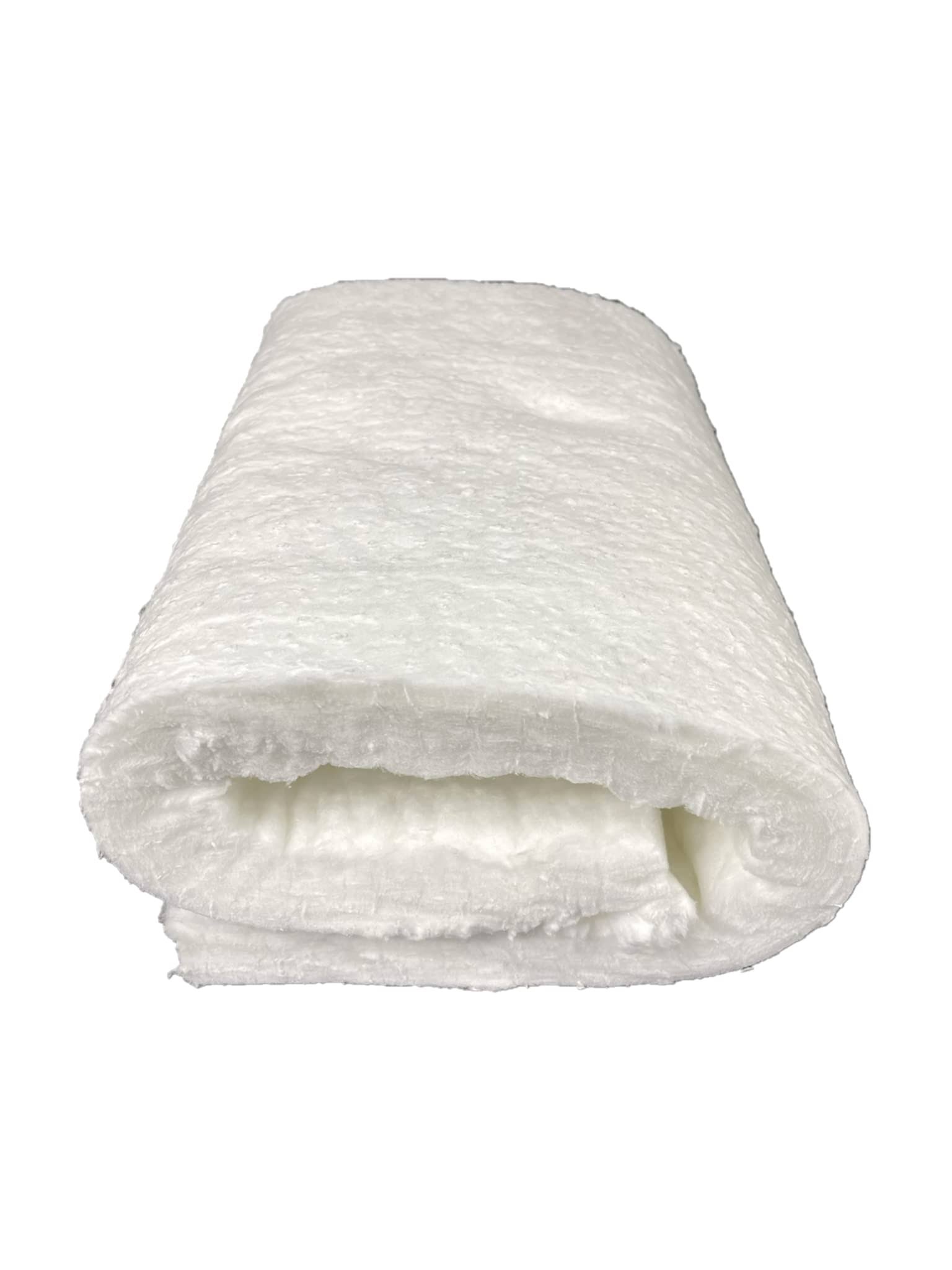 Ceramic Fiber Insulation Baffle Fire Blanket- 12*24*1inches High Density Heat 2400F (1315c) for Stoves Furnace Kilns Fire Bricks Boilers Kilns Blacks