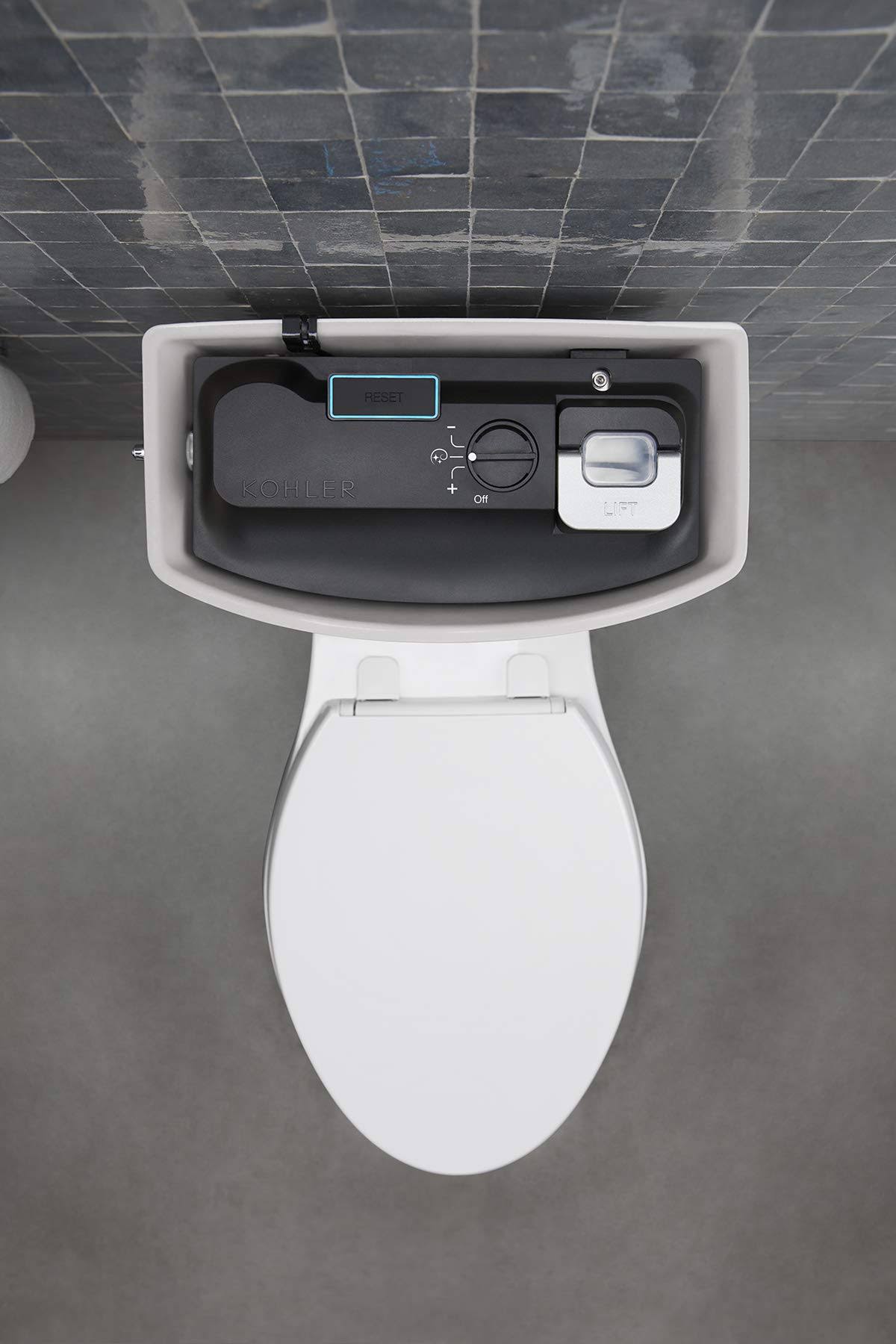 Kohler K-5709-0 Corbelle Comfort Height Elongated 1.28 GPF Toilet with ContinuousClean White- 2 Piece