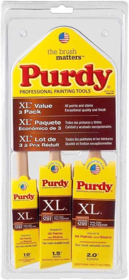 Purdy 140853100 XL Brush Pack of 3
