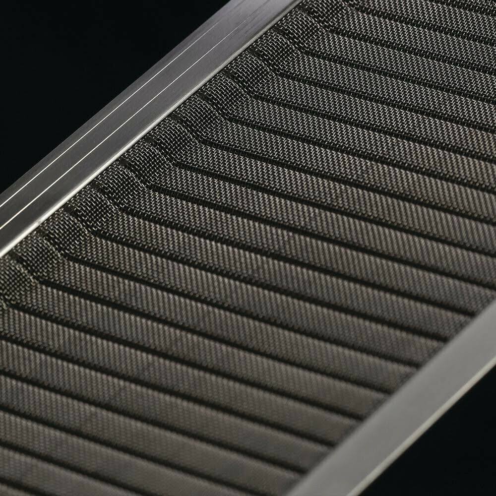 4 ft. L x 6 in. W Stainless Steel Micro-Mesh Gutter Guard (3-pack)