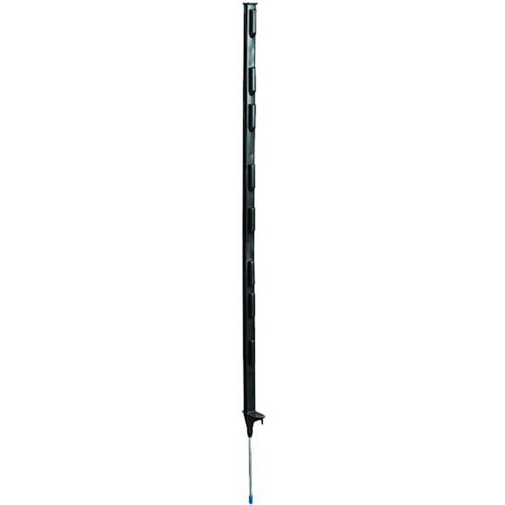 4 ft Black Step-In Fence Post