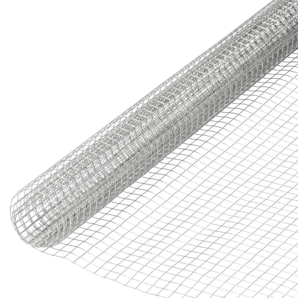 Everbilt 1/4 in. Mesh x 2 ft. x 5 ft. 23-Gauge Galvanized Steel Hardware Cloth 308231EB