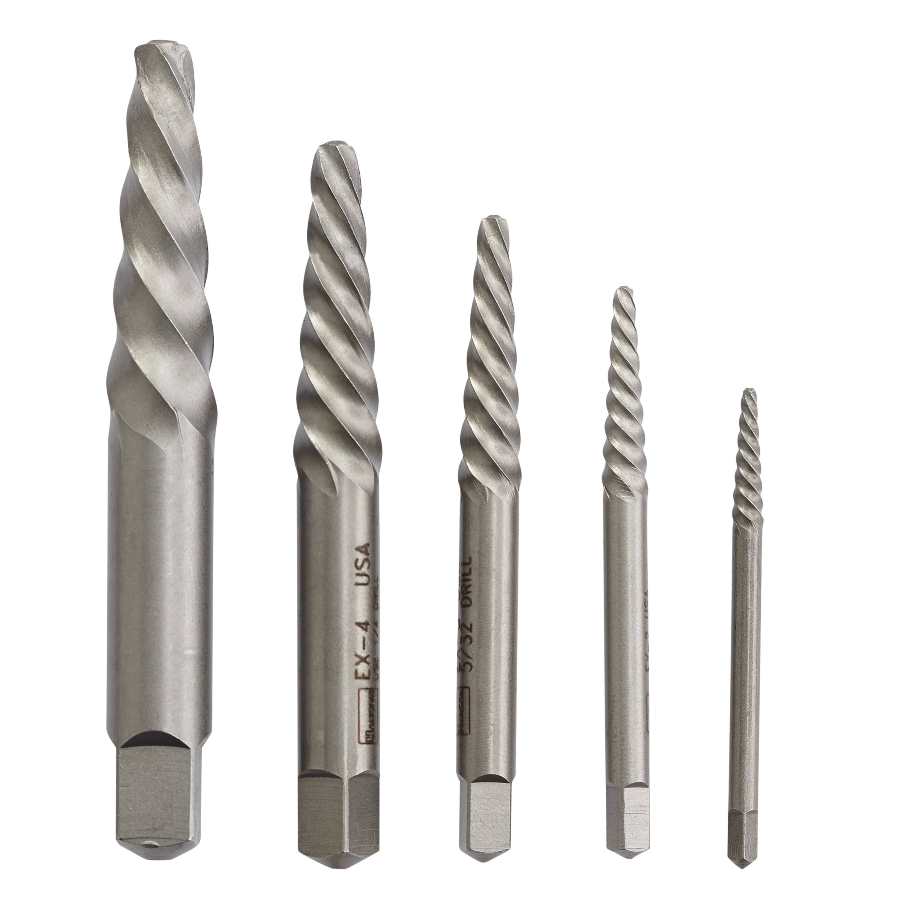 Irwin Screw Extractor Set Spiral 5 Piece 53535