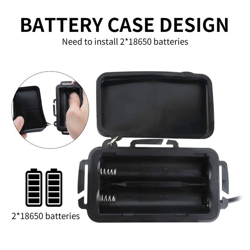 BORUiT RJ-3000 LED Green Headlamp,3 Modes White and Green LED Hunting Headlight,USB Rechargeable 5000 Lumens Tactical Head Lamp for Fishing Running