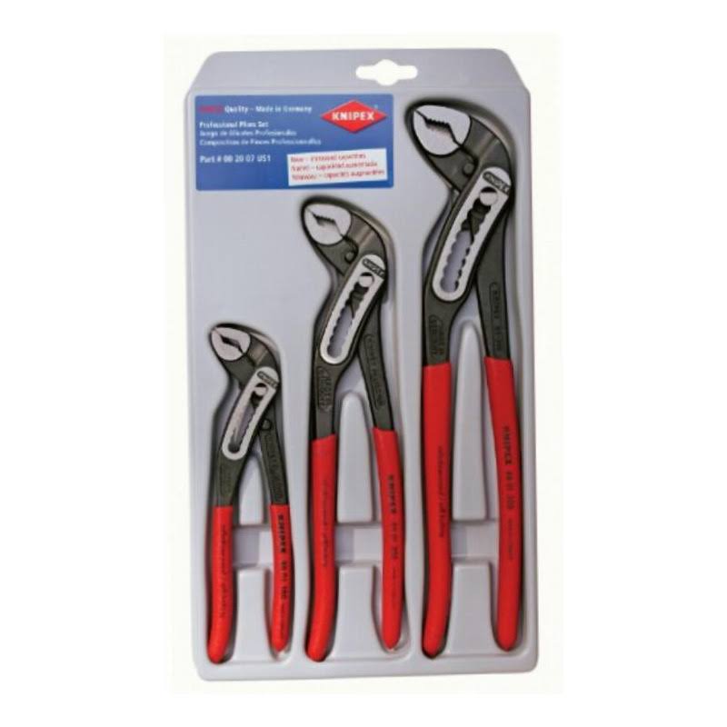 Knipex Tools- 3 Piece Alligator Pliers Set 7 10 12 002007us1