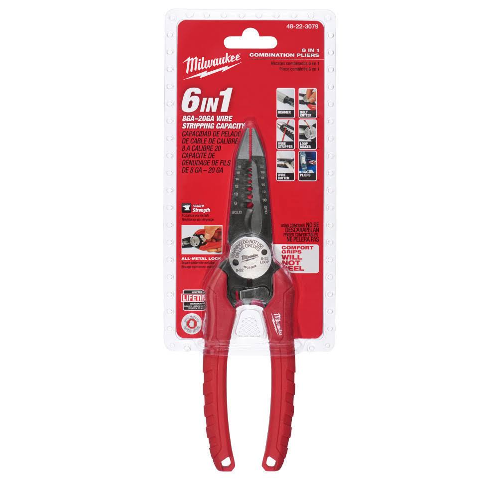 Milwaukee 48-22-3079 6-in-1 Combination Wire Pliers