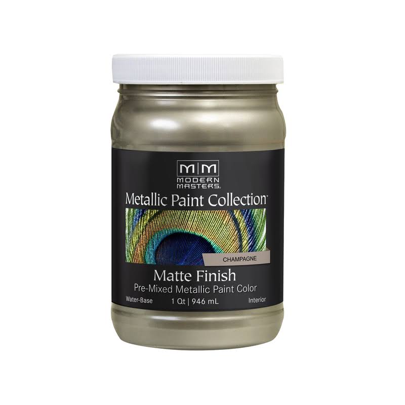 Modern Masters Metallic Paint, 32 oz / Champagne