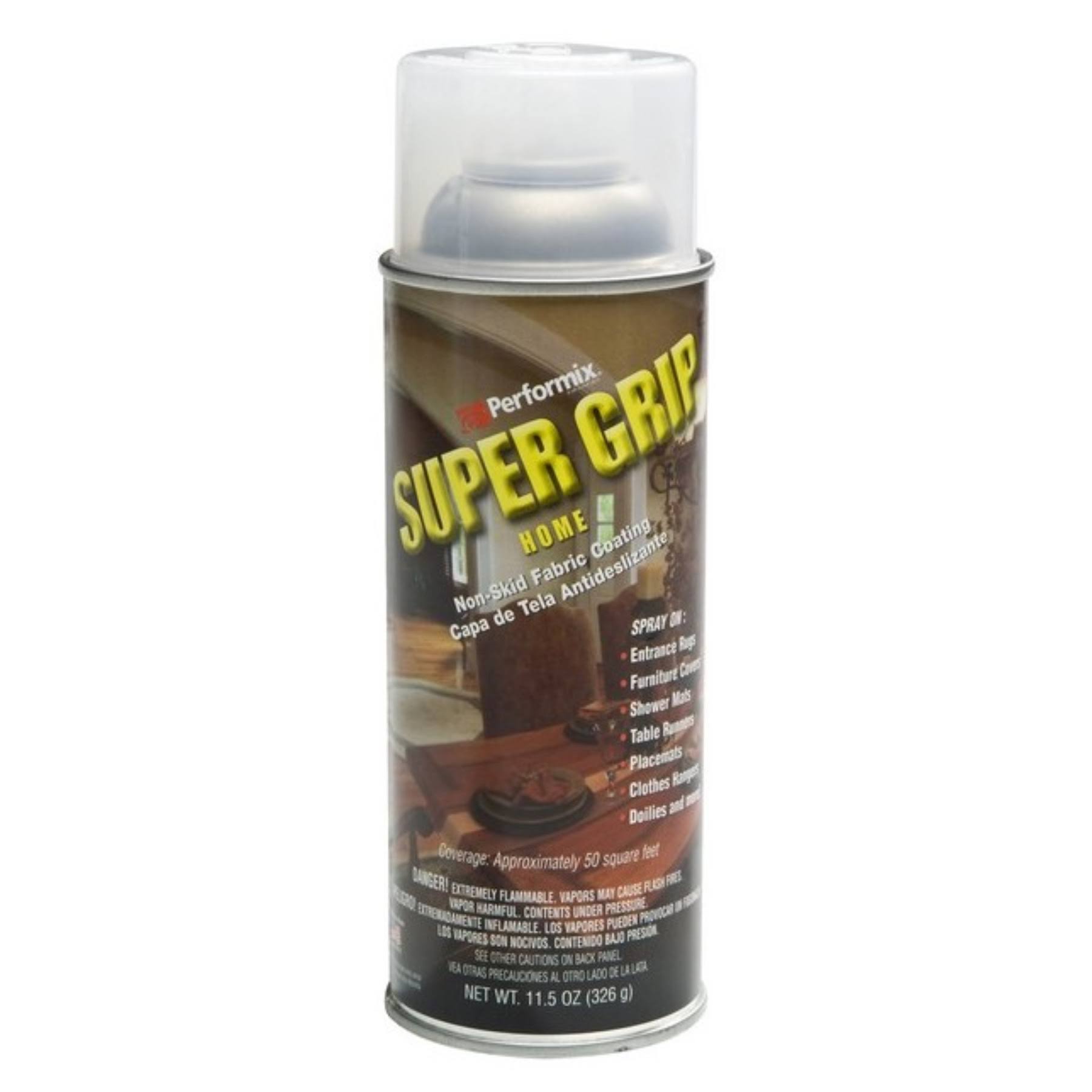 Performix 91209-6 11.5 oz Clear Super Grip Non Skid Fabric Coating Spray