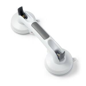 CVS Health Suction Grab Bar for Bathroom Safety White/Grey New in Box