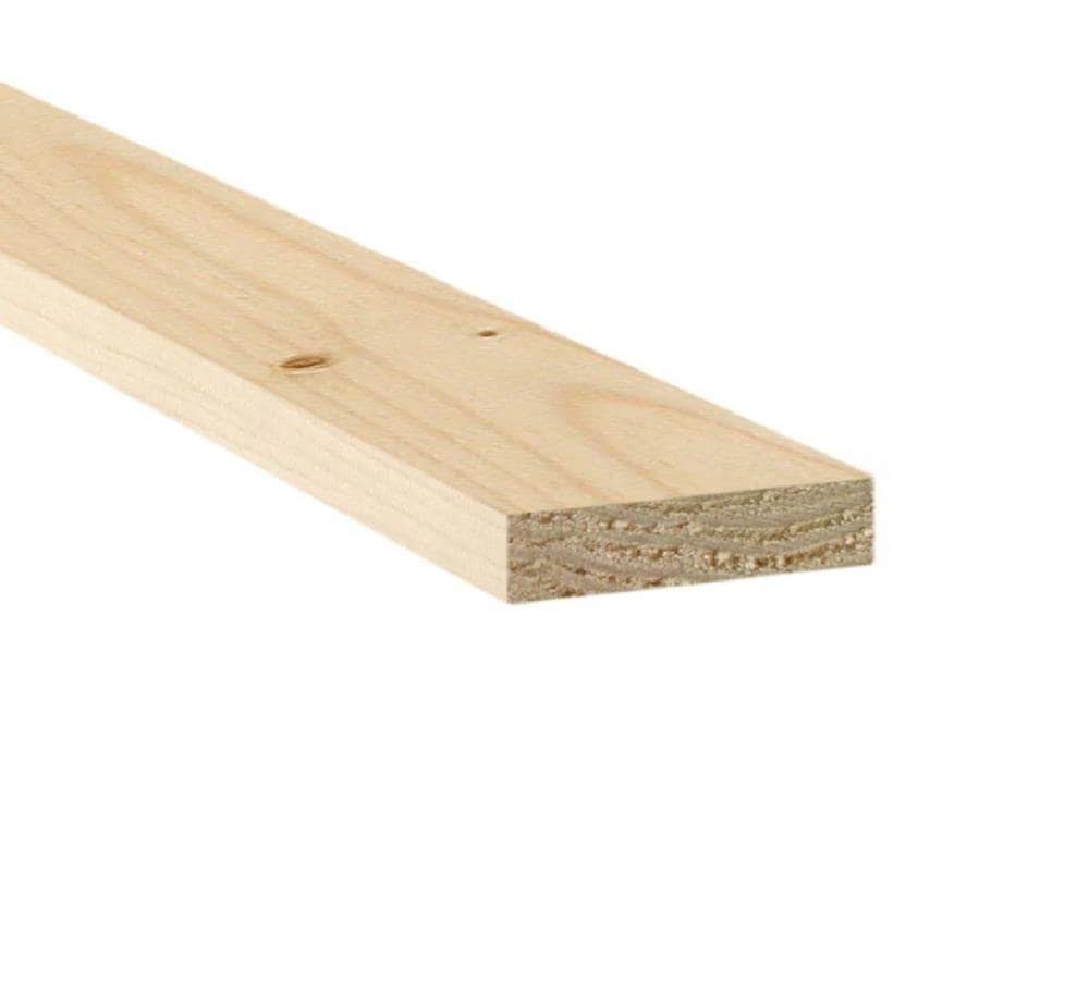 Lowe's 1-in x 4-in x 8-ft White Furring Strip | S145S96PM0M260WT